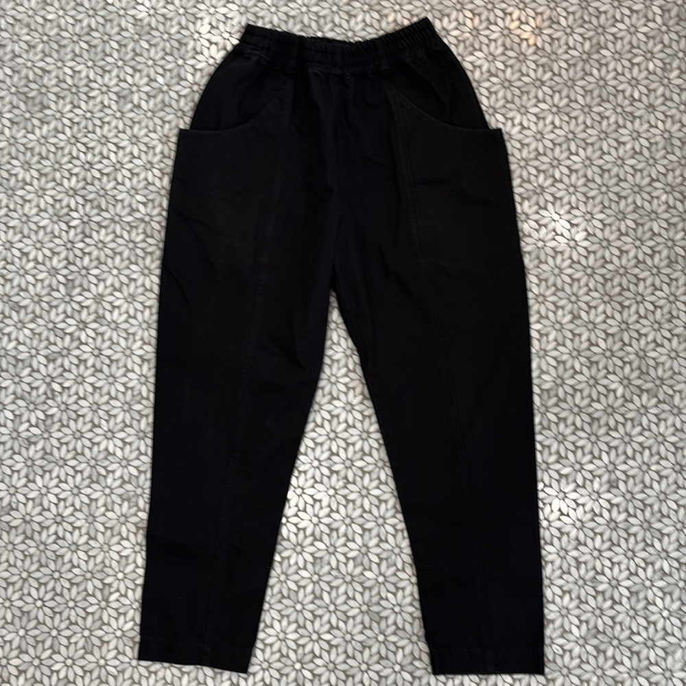Women's Elizabeth Suzann Clyde Work Pants in Black, Size 6